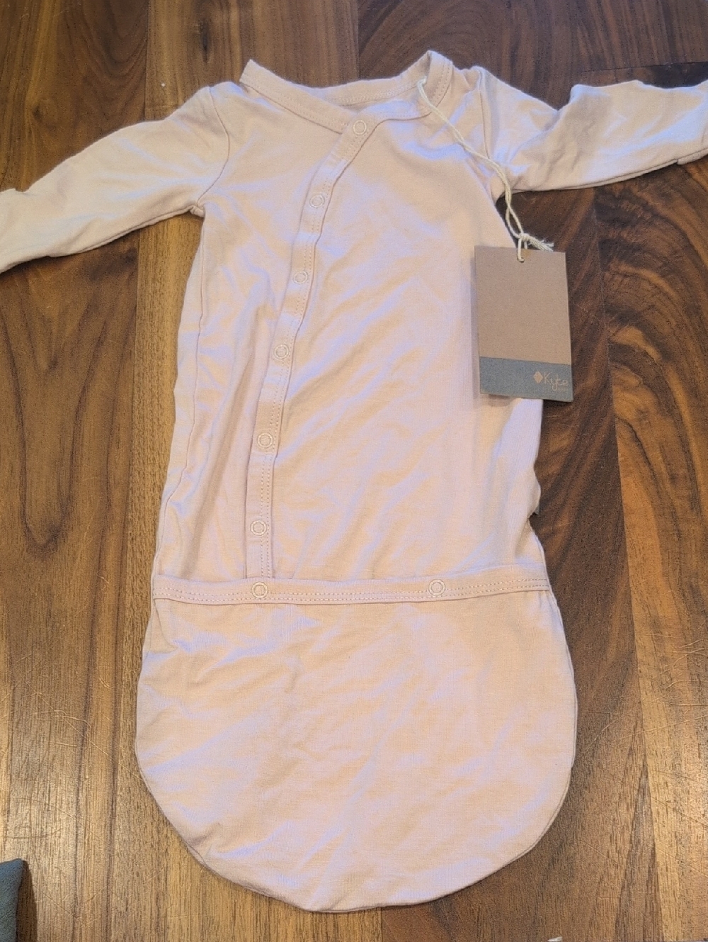 Kyte BABY Light Pink Long-Sleeve Sleep Sack with Front Snaps